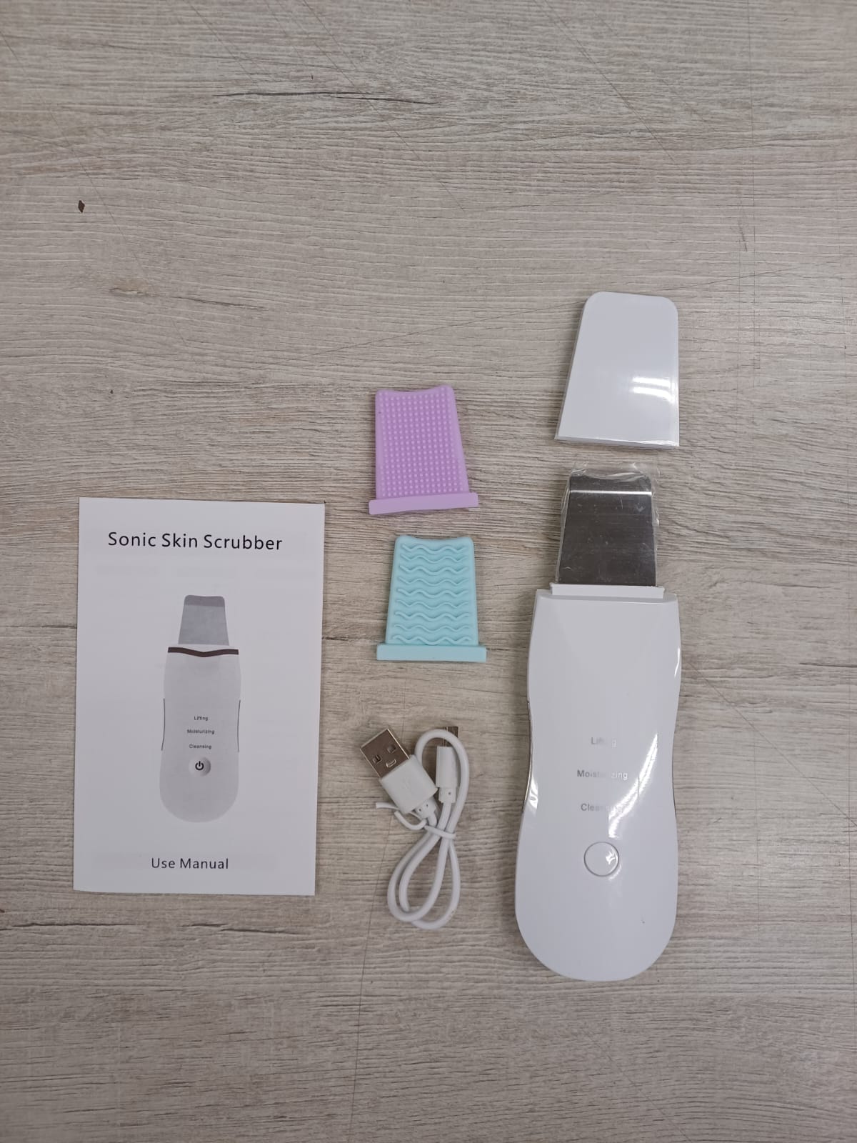 Limpiador Facial 3 En 1 Espatula Acne